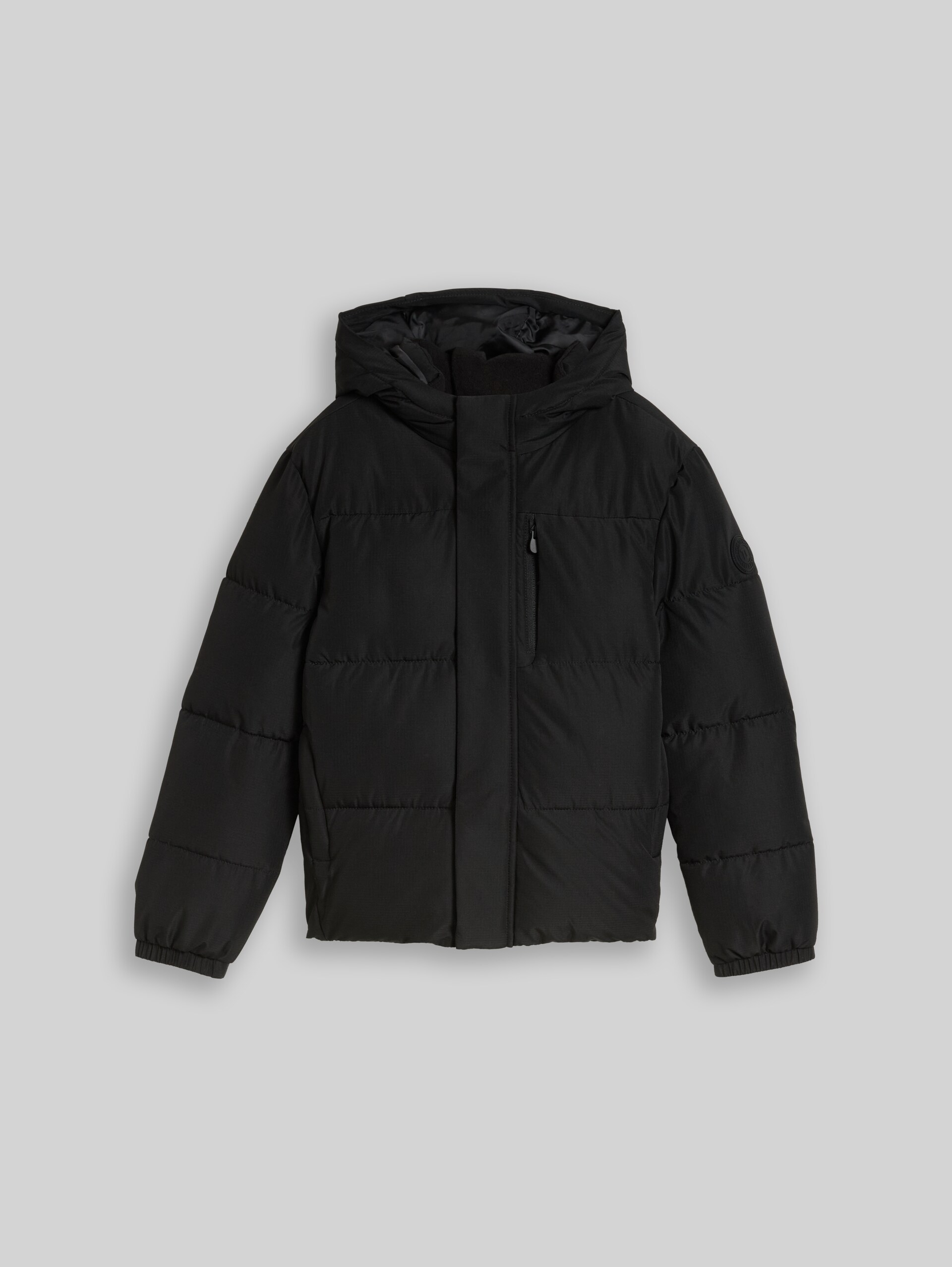 Pufferjack van waterafstotend materiaal - Black - Product vooraanzicht