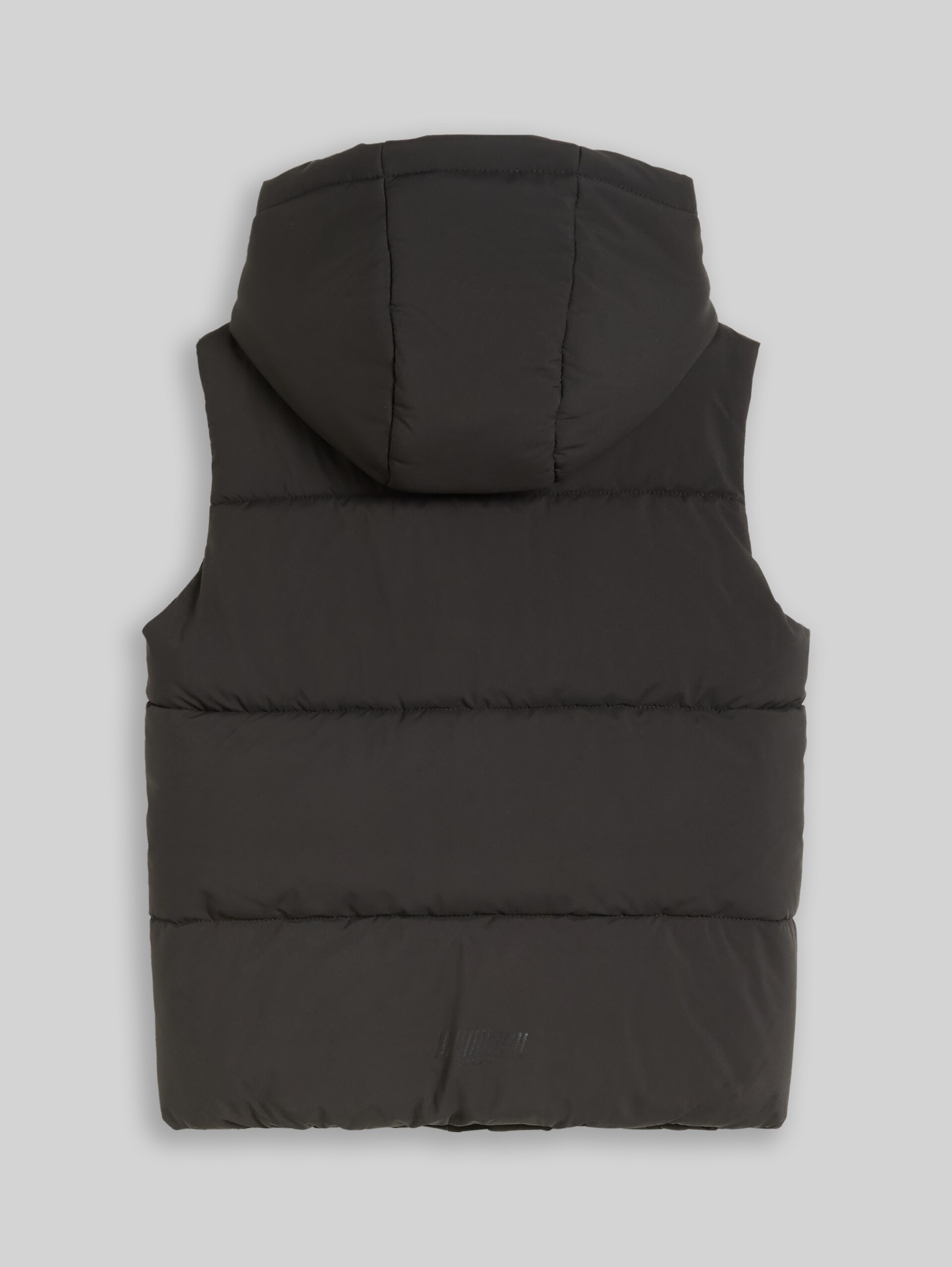 Puffer-vest met capuchon - Coal Mine Grey