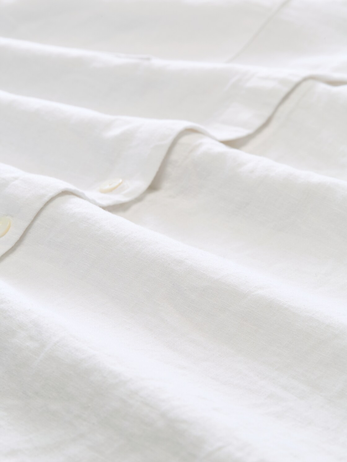 Plus Size - Hemdbluse mit Leinenanteil - White - Material-Ansicht