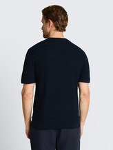 Pull en tricot avec structure côtelée - sky captain blue
