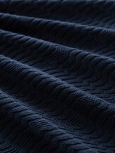 Pull en tricot avec structure côtelée - sky captain blue - Vue de la matière