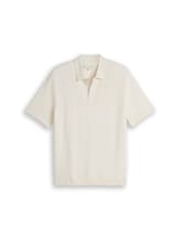 Non sélectionné, Polo en maille de coton par Tom Tailor, brunir