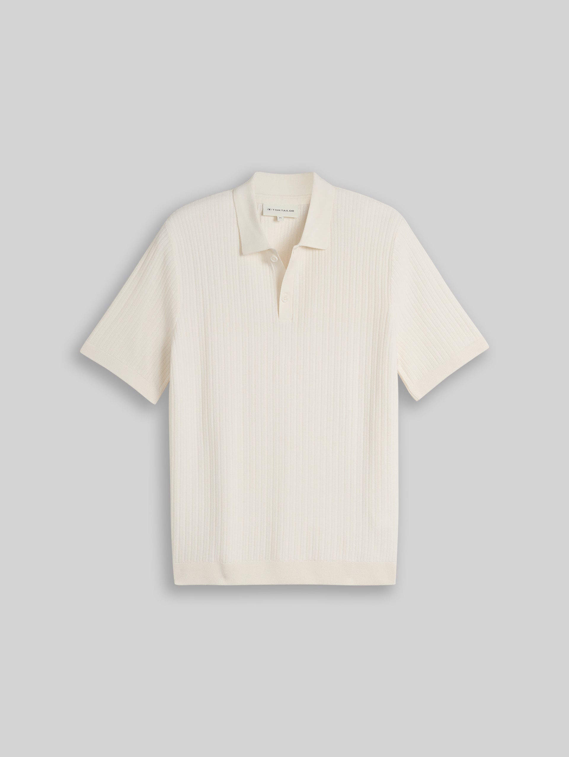Polo en maille de coton - Gardenia White