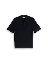 Sélectionné, Polo en maille de coton par Tom Tailor, bleu