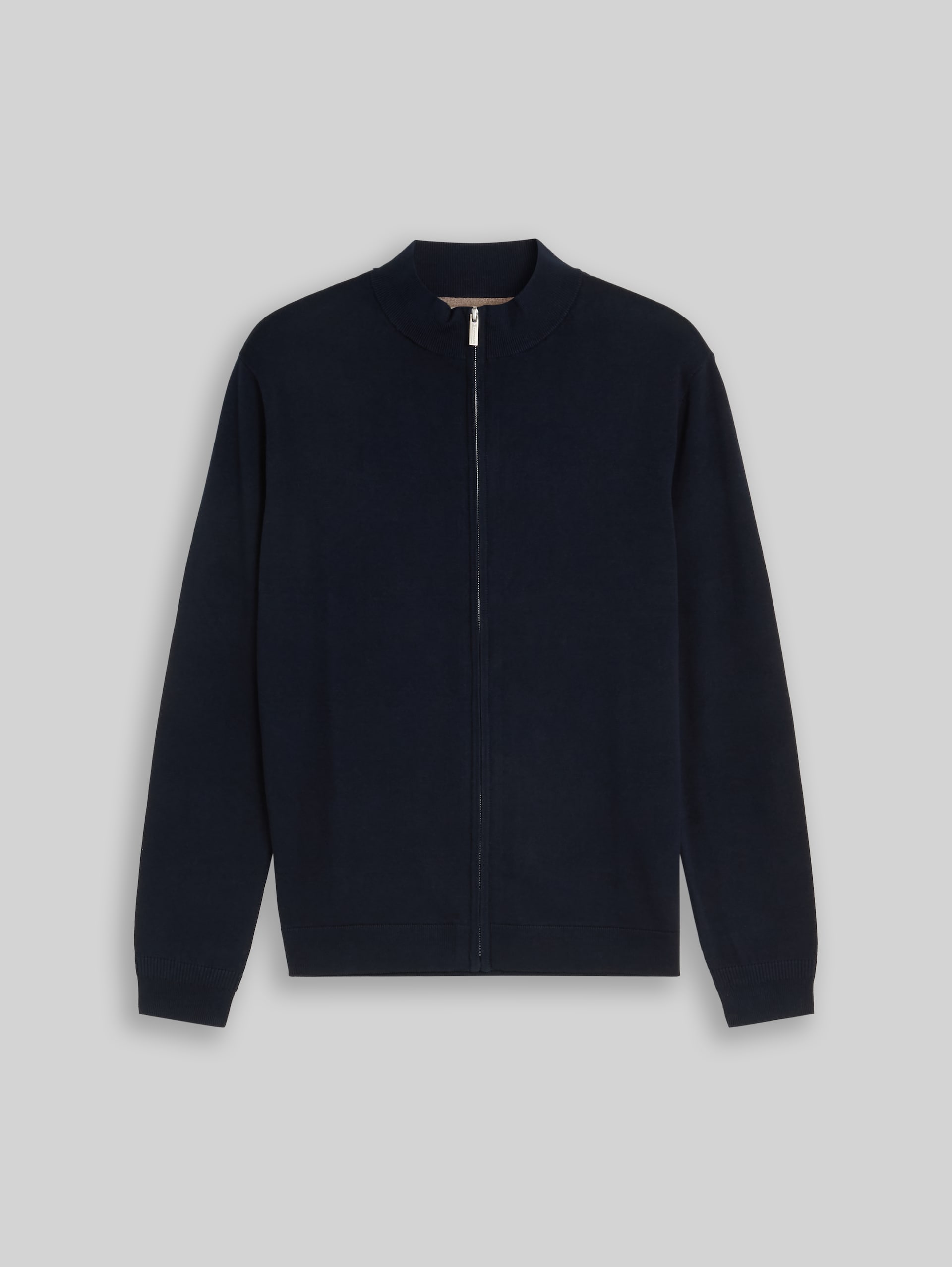 Strickjacke mit Seidenanteil - sky captain blue