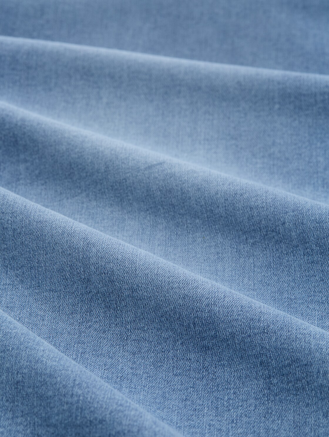 Plus Size - TTPLUS SLIM Jeans mit Bindegürtel - Clean Light Stone Blue Denim - Material-Ansicht