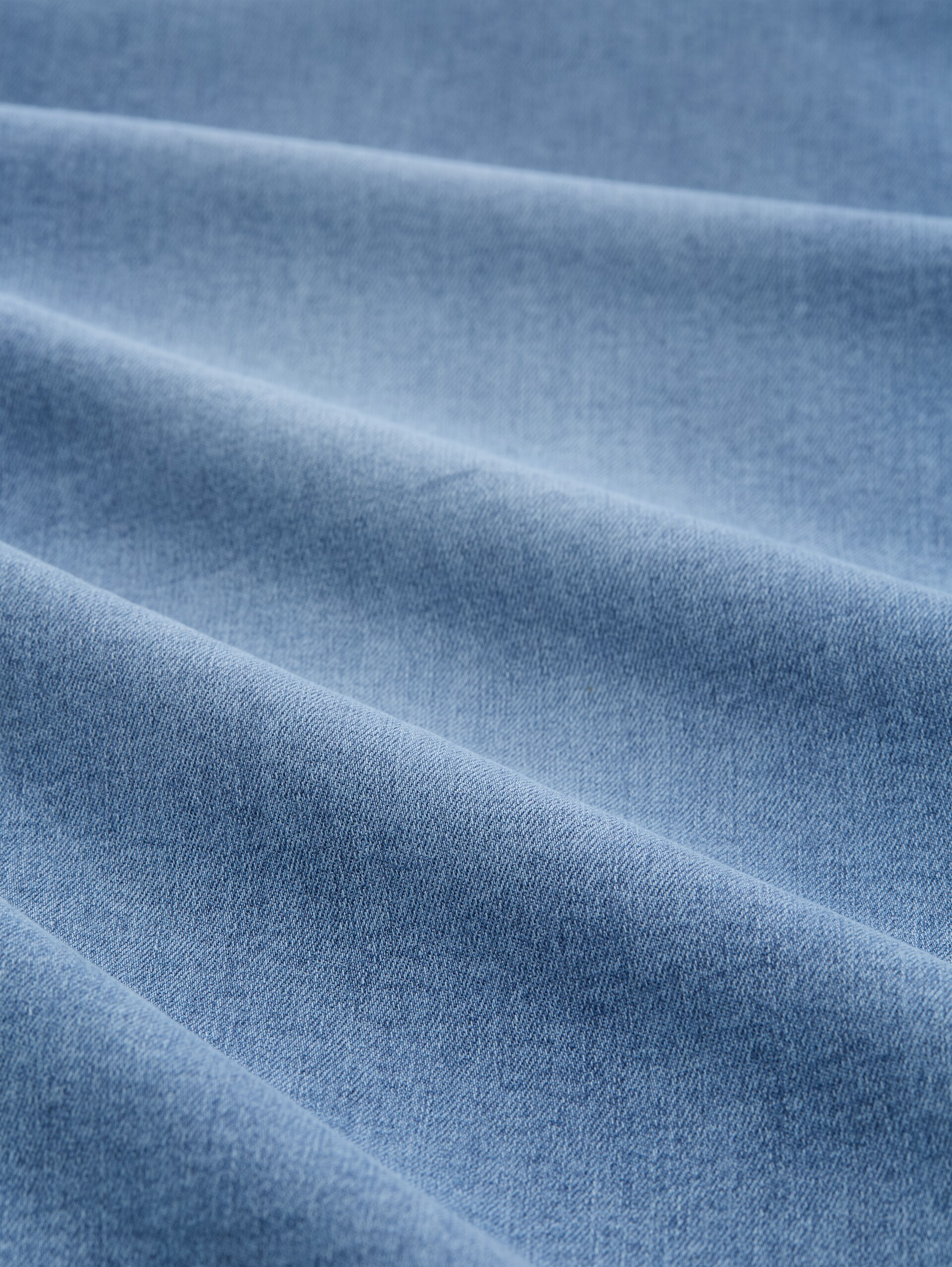 Plus Size - TTPLUS SLIM Jeans mit Bindegürtel - Clean Light Stone Blue Denim - Material-Ansicht