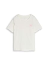 Ausgewählt, Oversize T-Shirt mit Rückenprint von Tom Tailor, weiß