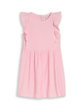 Geselecteerd, Minijurk met streepmotief door Tom Tailor, wit