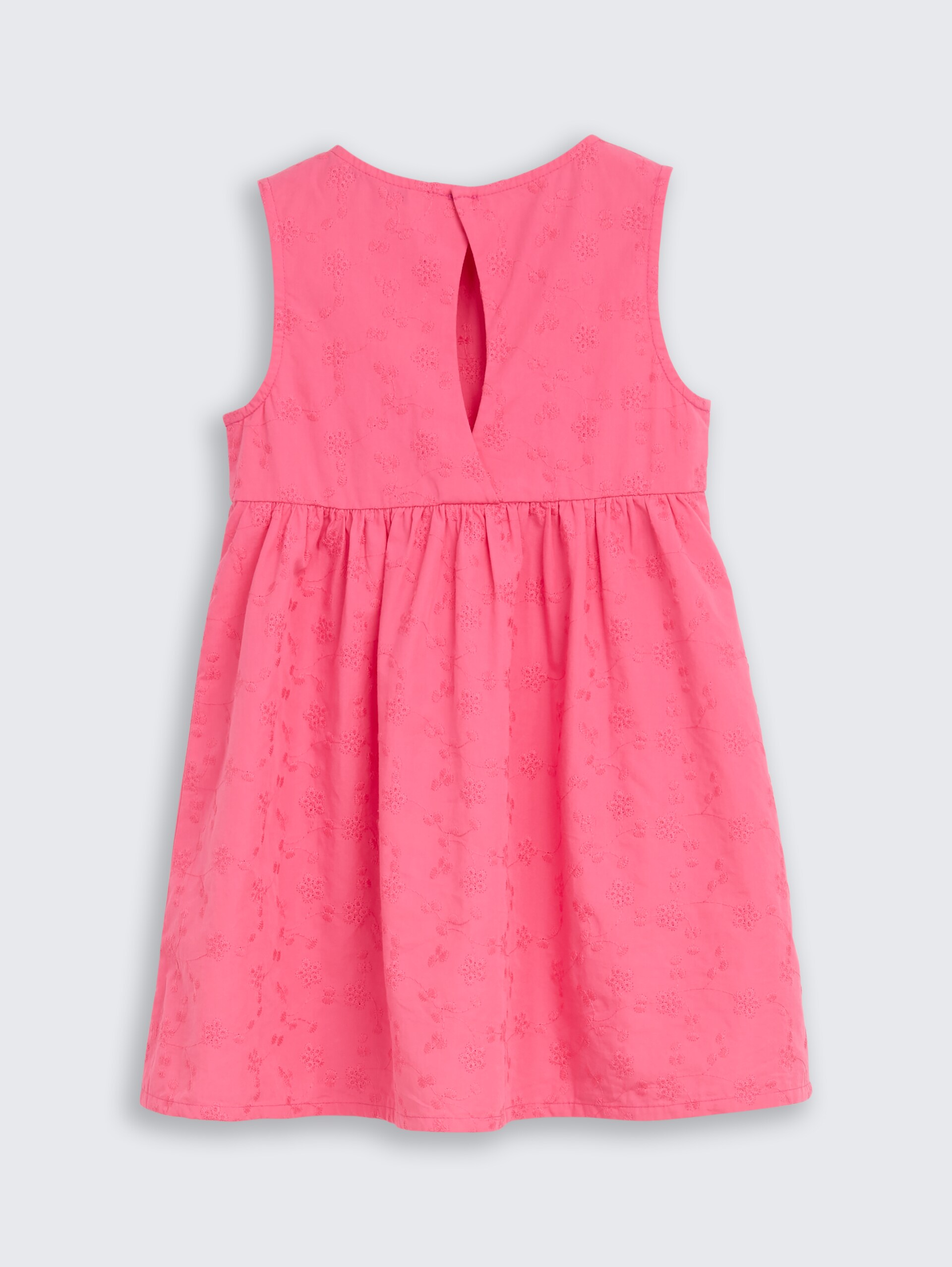 Minijurk met borduursel - Flashy Pink