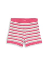 Ausgewählt, Shorts mit Streifenmuster von Tom Tailor, rosa
