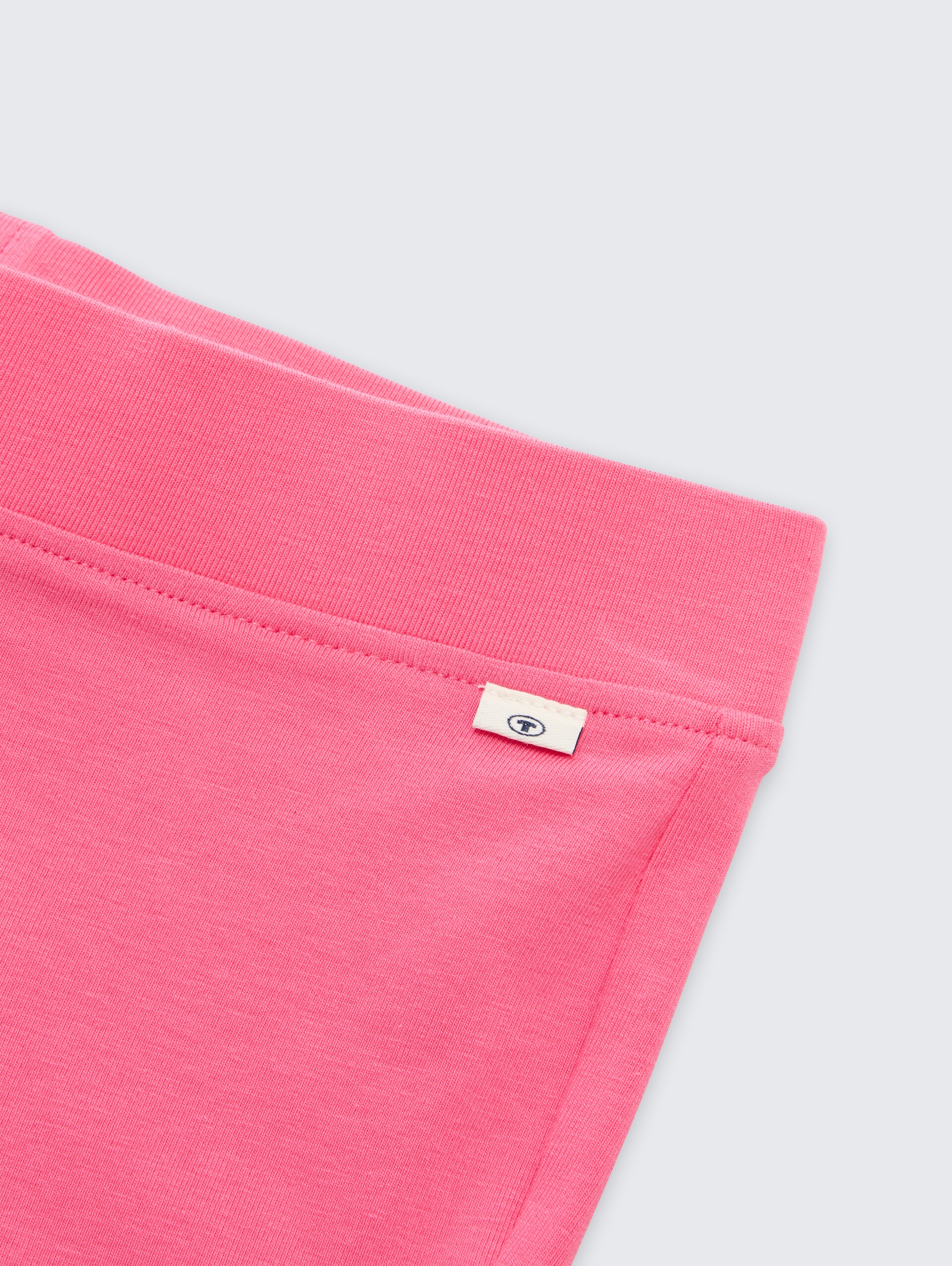 Basic fietsbroekje van jersey - Flashy Pink