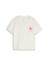 Nicht ausgewählt, Oversize T-Shirt mit Rückenprint von Tom Tailor, weiß