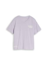 Ausgewählt, Oversize T-Shirt mit Rückenprint von Tom Tailor, lila