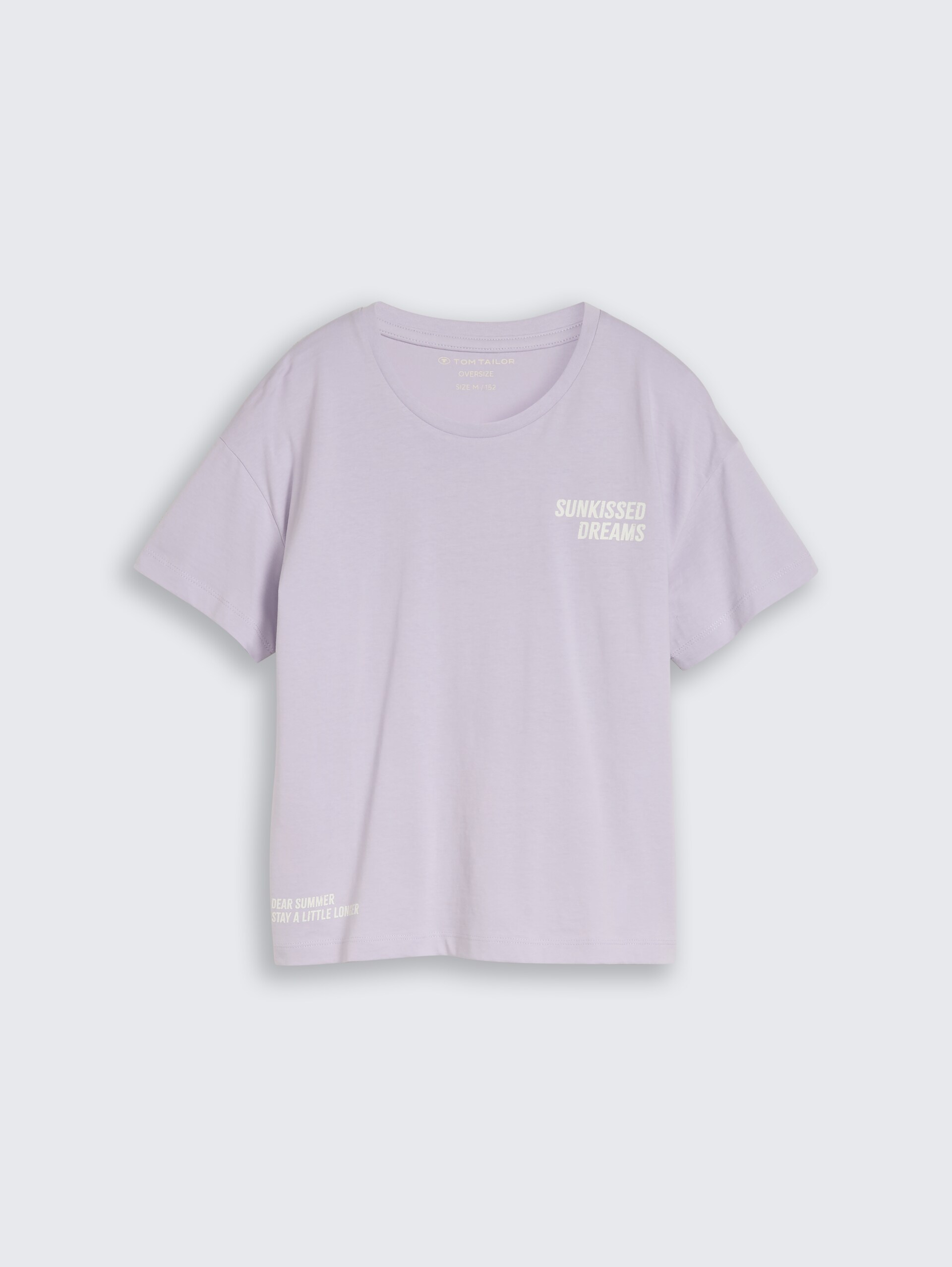 Oversize T-Shirt mit Rückenprint - cool lilac - Vorder-Produkt-Ansicht
