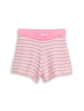Geselecteerd, Shorts in gehaakte look door Tom Tailor, rosa