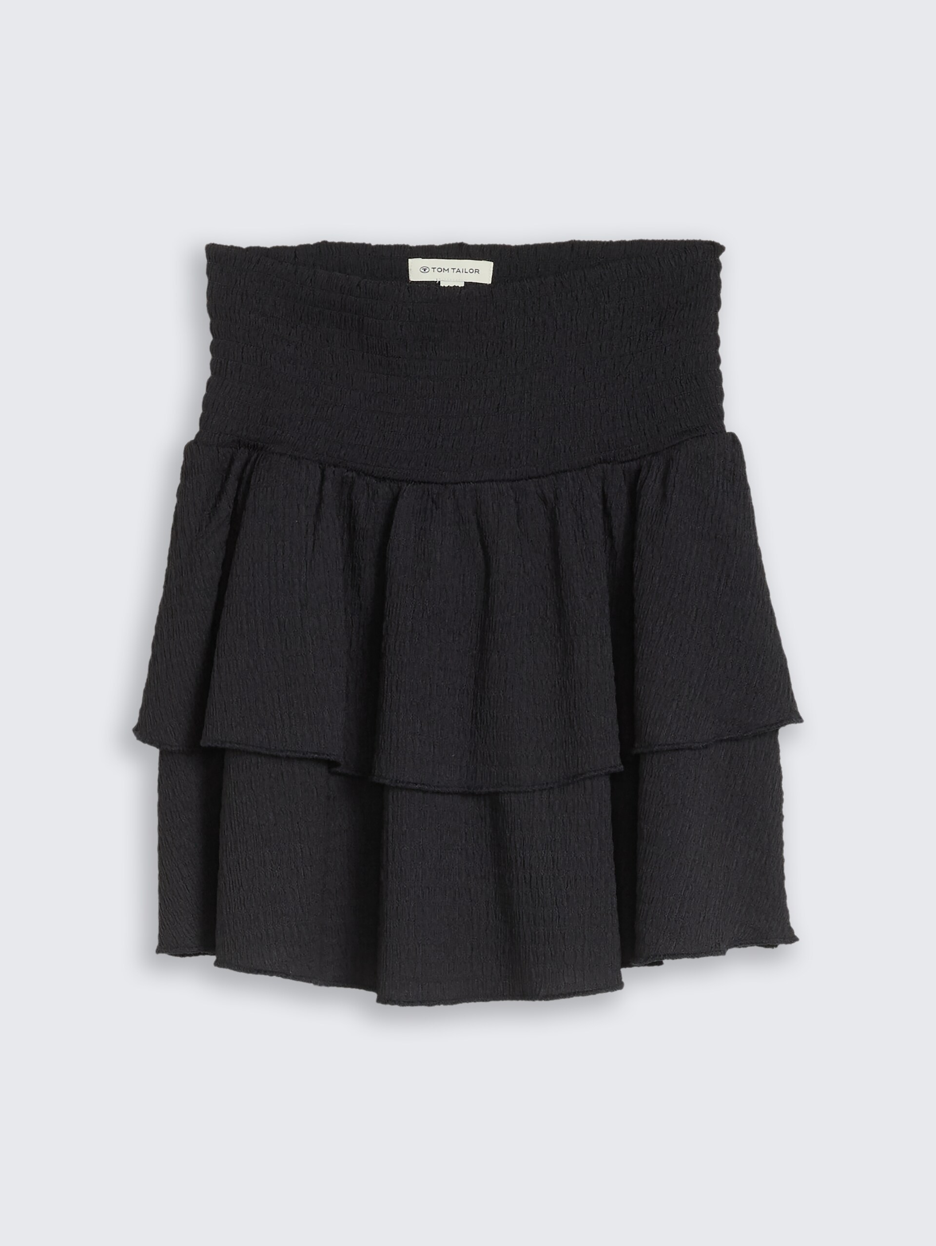 Minirok met volants - coal grey - Product vooraanzicht