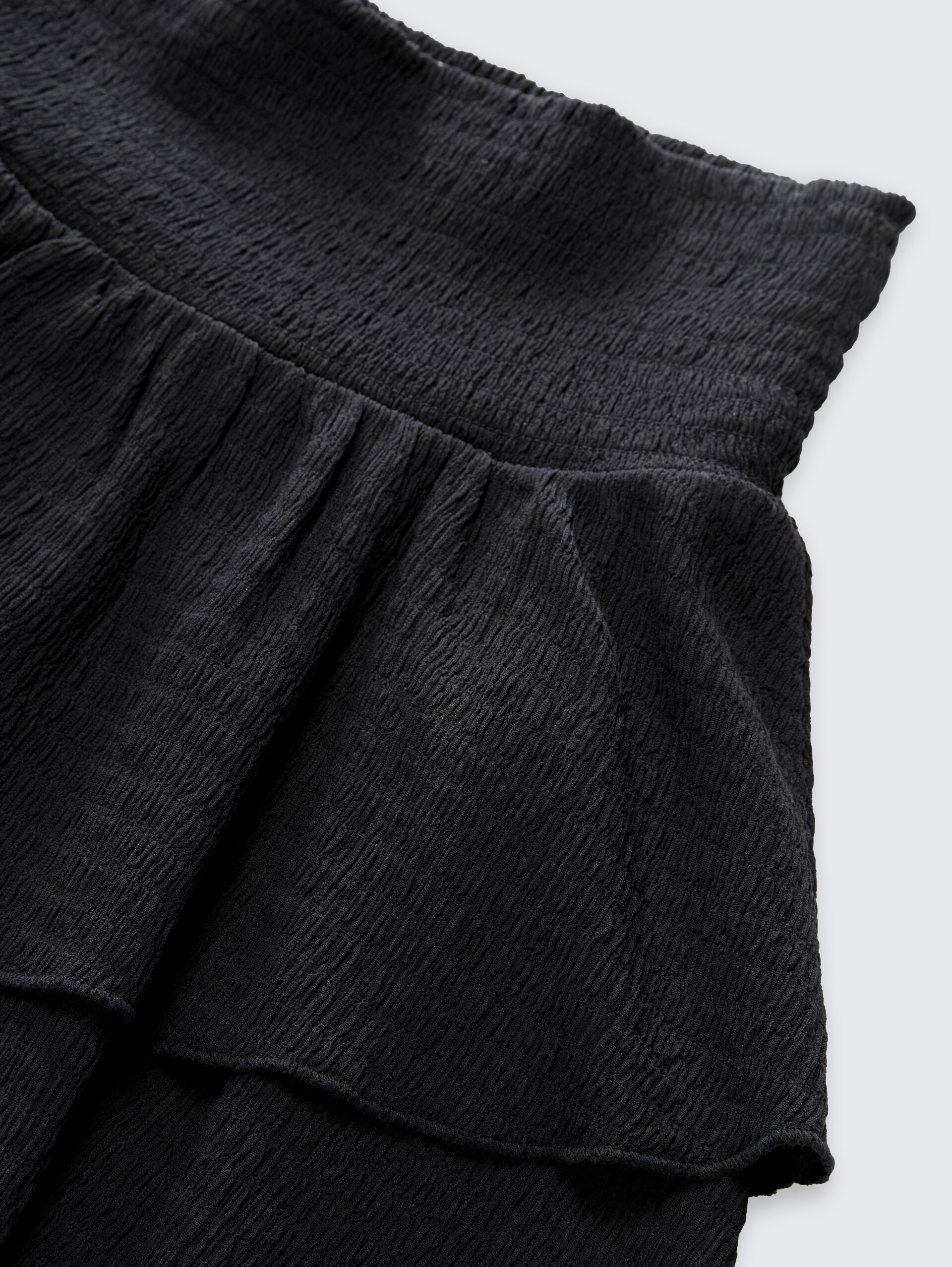 Minirok met volants - coal grey - Detailaanzicht model