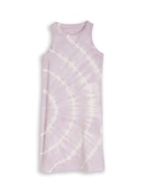 Ausgewählt, Mini-Kleid mit Batikmuster von Tom Tailor, lila