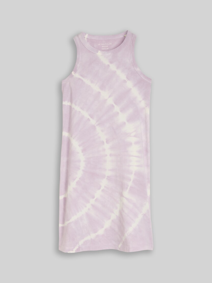 Mini dress with tie-dye pattern by Teen Girls, soft lilac tie dye