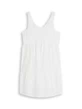 Geselecteerd, Minijurk met borduursel door Tom Tailor, wit