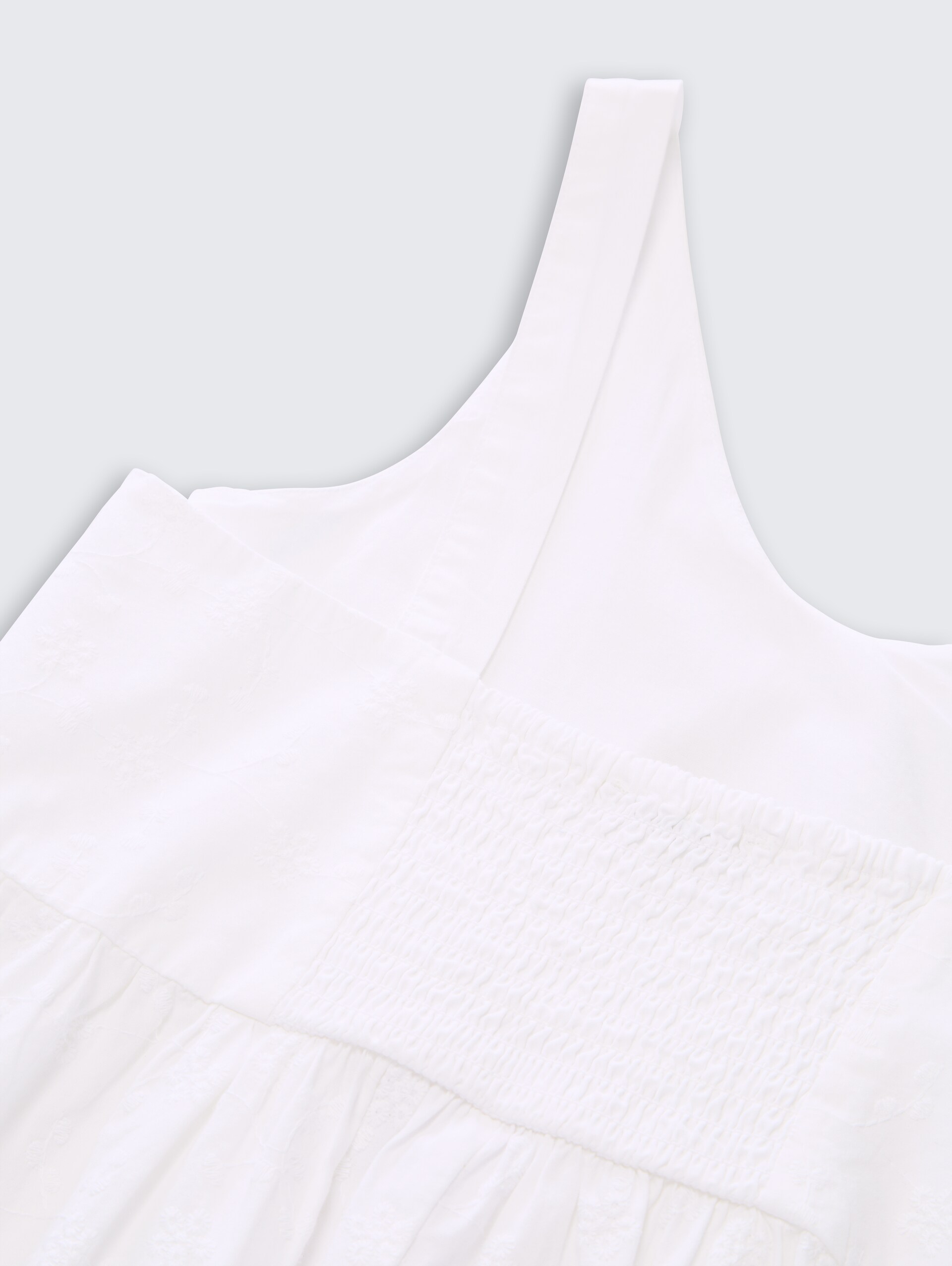 Minijurk met borduursel - White - Detailaanzicht model