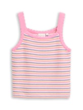 Geselecteerd, Top in gehaakte look door Tom Tailor, rosa