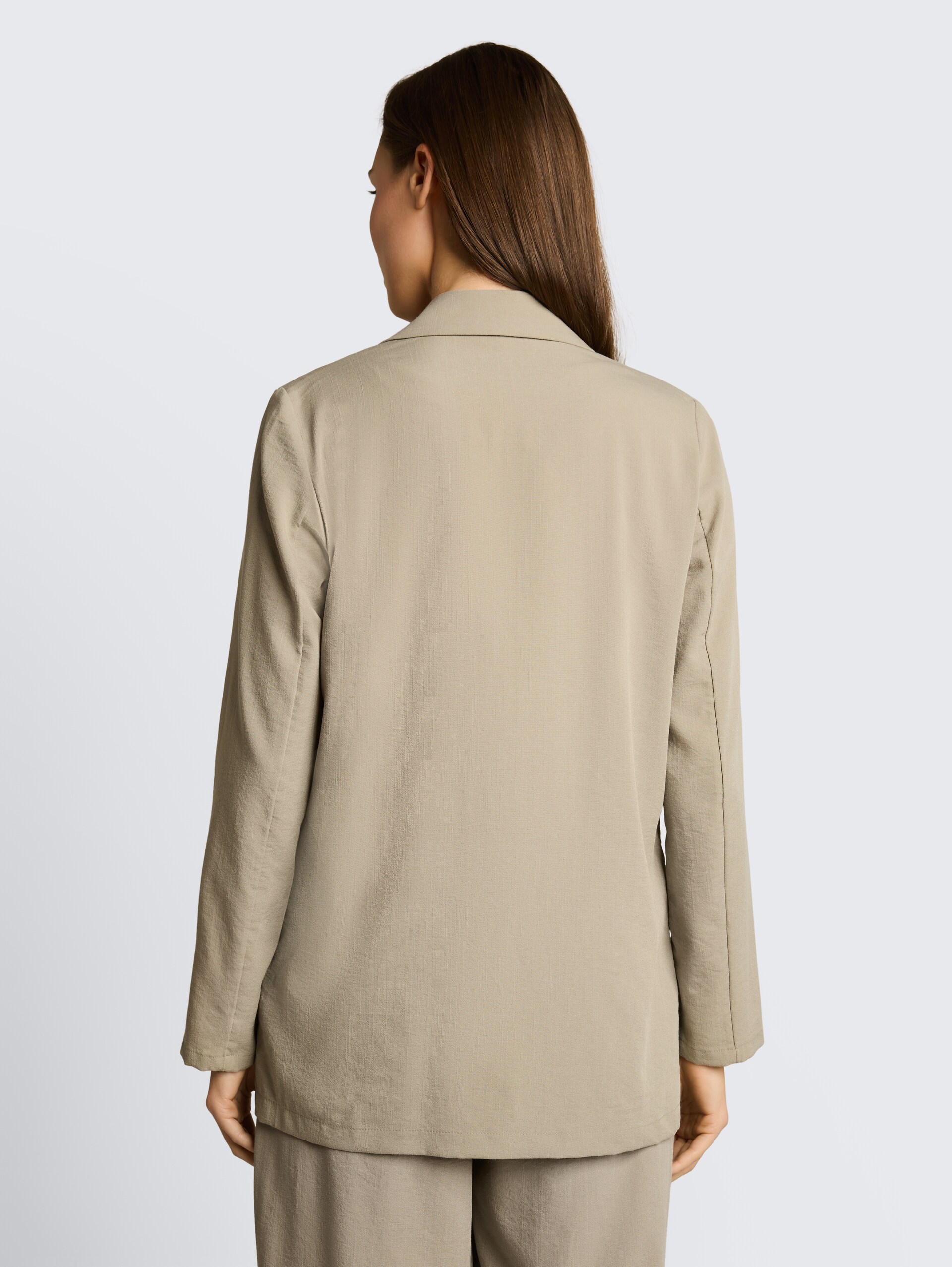 Loose Fit Blazer mit Taschen - Silver Olive