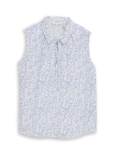 Geselecteerd, Blouse met patroon door Tom Tailor, wit