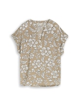Non sélectionné, Blouse ample à encolure en V par Tom Tailor, rose