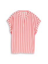 Sélectionné, Blouse ample à encolure en V par Tom Tailor, rose