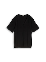 Ausgewählt, Bluse aus Viskose von Tom Tailor, schwarz