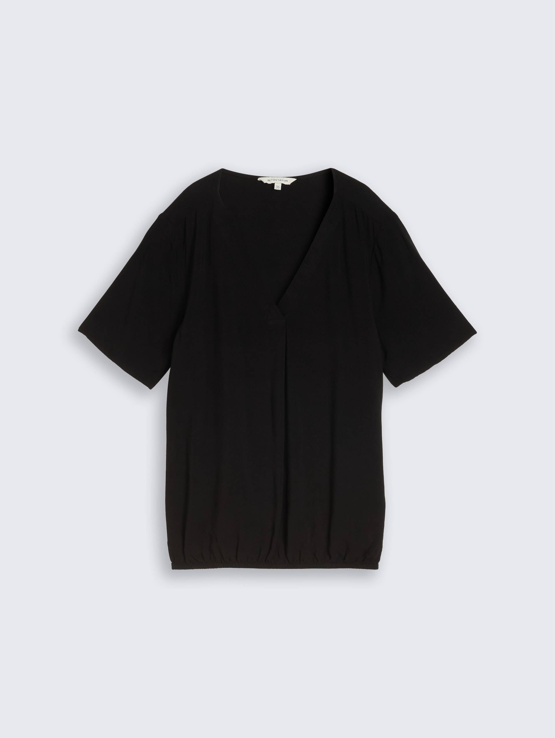 Blouse van viscose - deep black - Product vooraanzicht