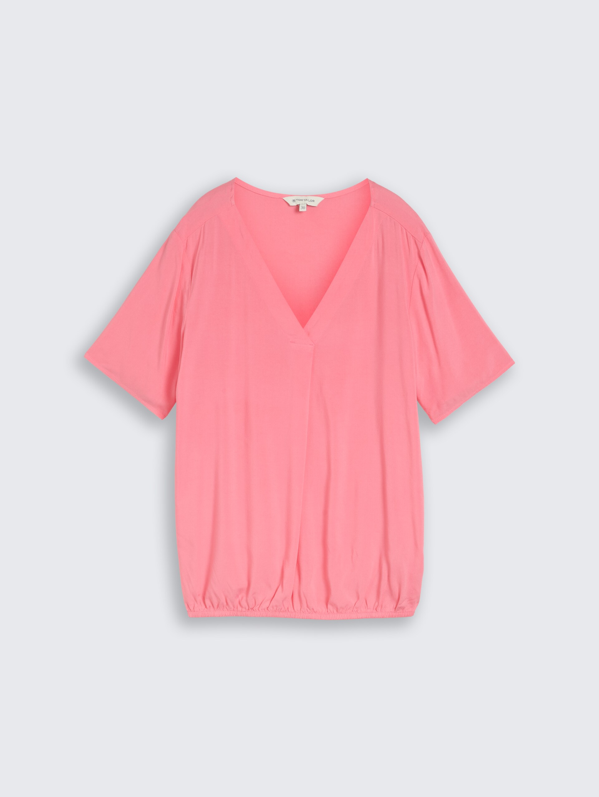 Bluse aus Viskose - soft fuchsia pink - Vorder-Produkt-Ansicht
