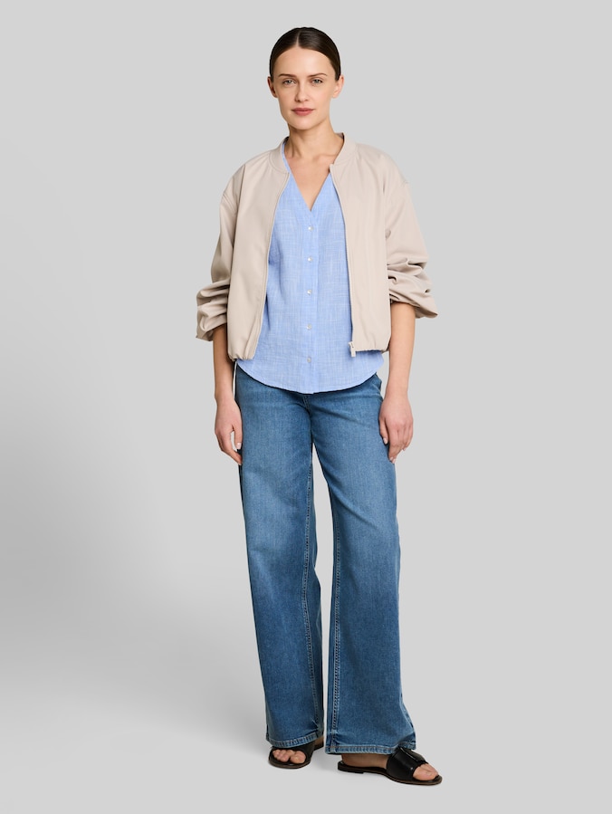 Blusentop aus Baumwolle von Women, dreamy blue