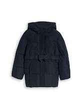 Geselecteerd, Pufferjas met riem van waterafstotend materiaal door Tom Tailor, blauw