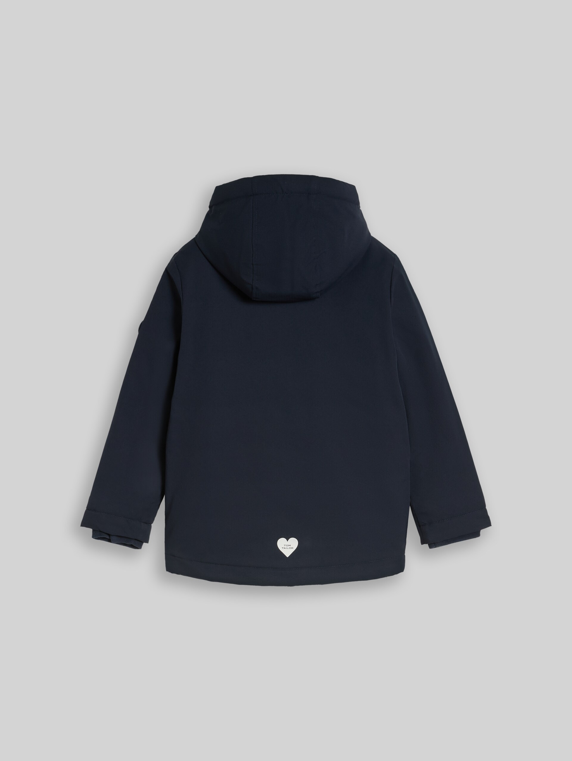 Winter parka with hood - sky captain blue