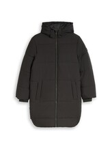 Sélectionné, Manteau matelassé avec capuche amovible par Tom Tailor, noires