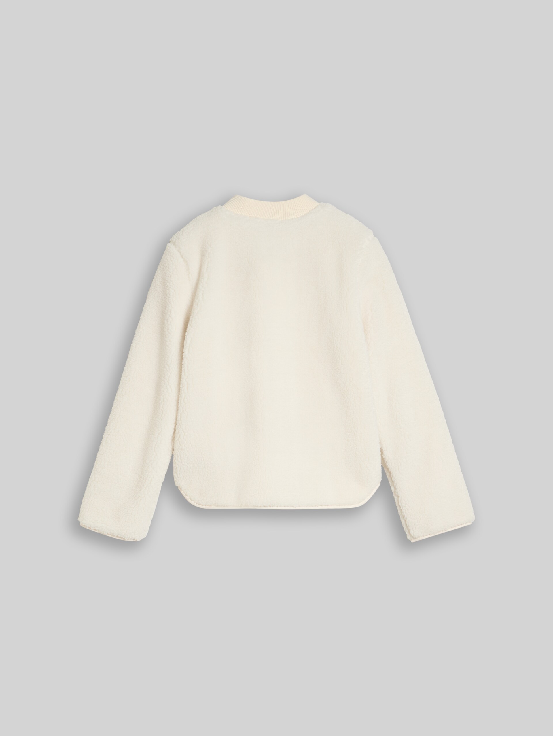 Teddy bomber jacket - light creme teddy