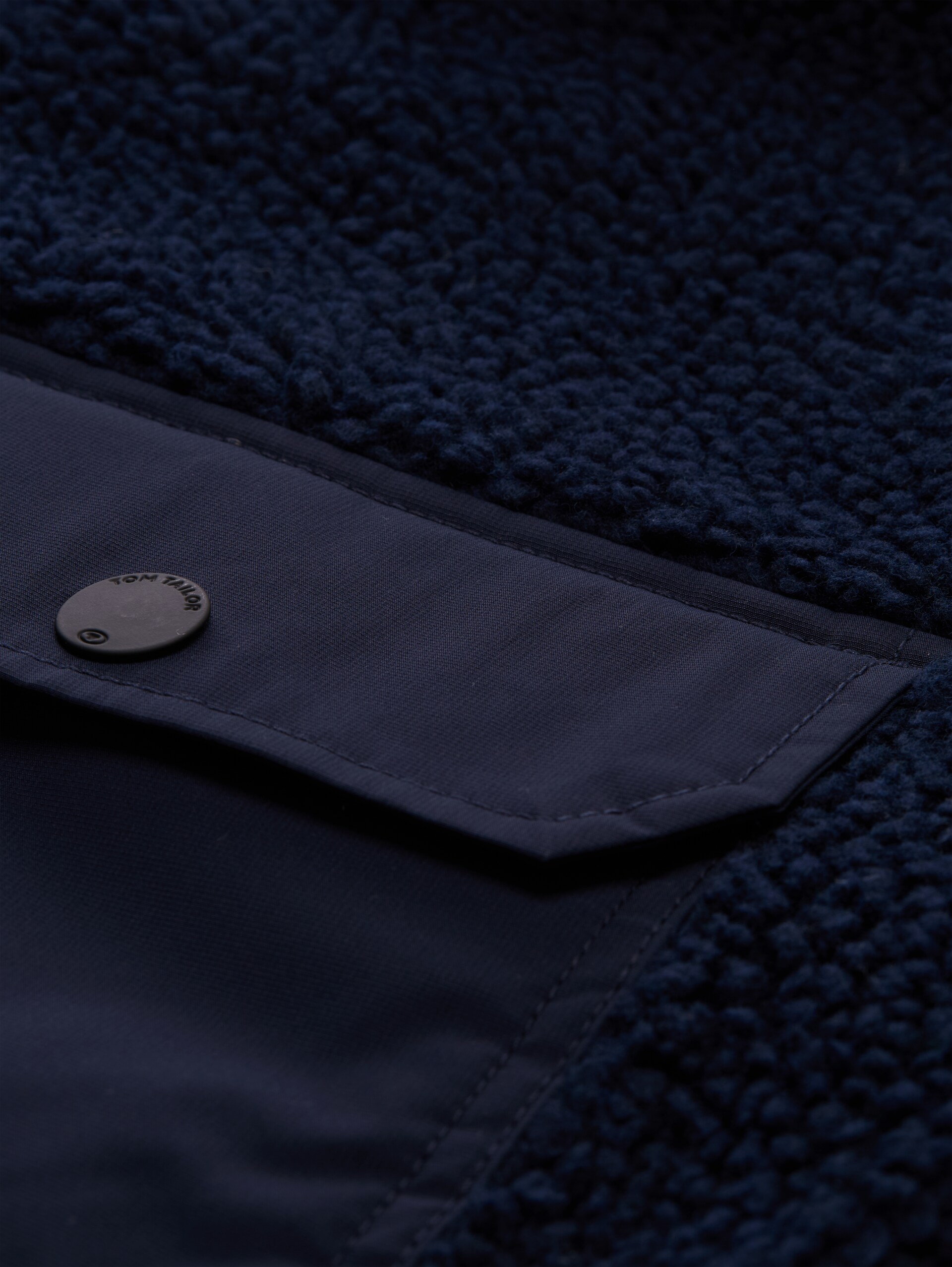Teddy Jacke mit Taschen - sky captain blue - Produkt-Detail-Ansicht