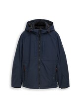 Niet geselecteerd, Functionele jas met afneembare capuchon door Tom Tailor, blauw