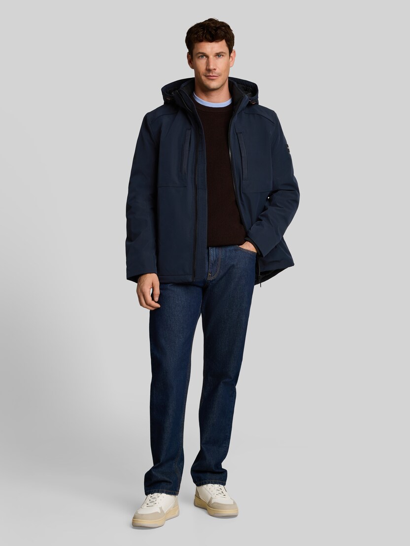 Funktionsjacke mit abnehmbarer Kapuze von Men, sky captain blue