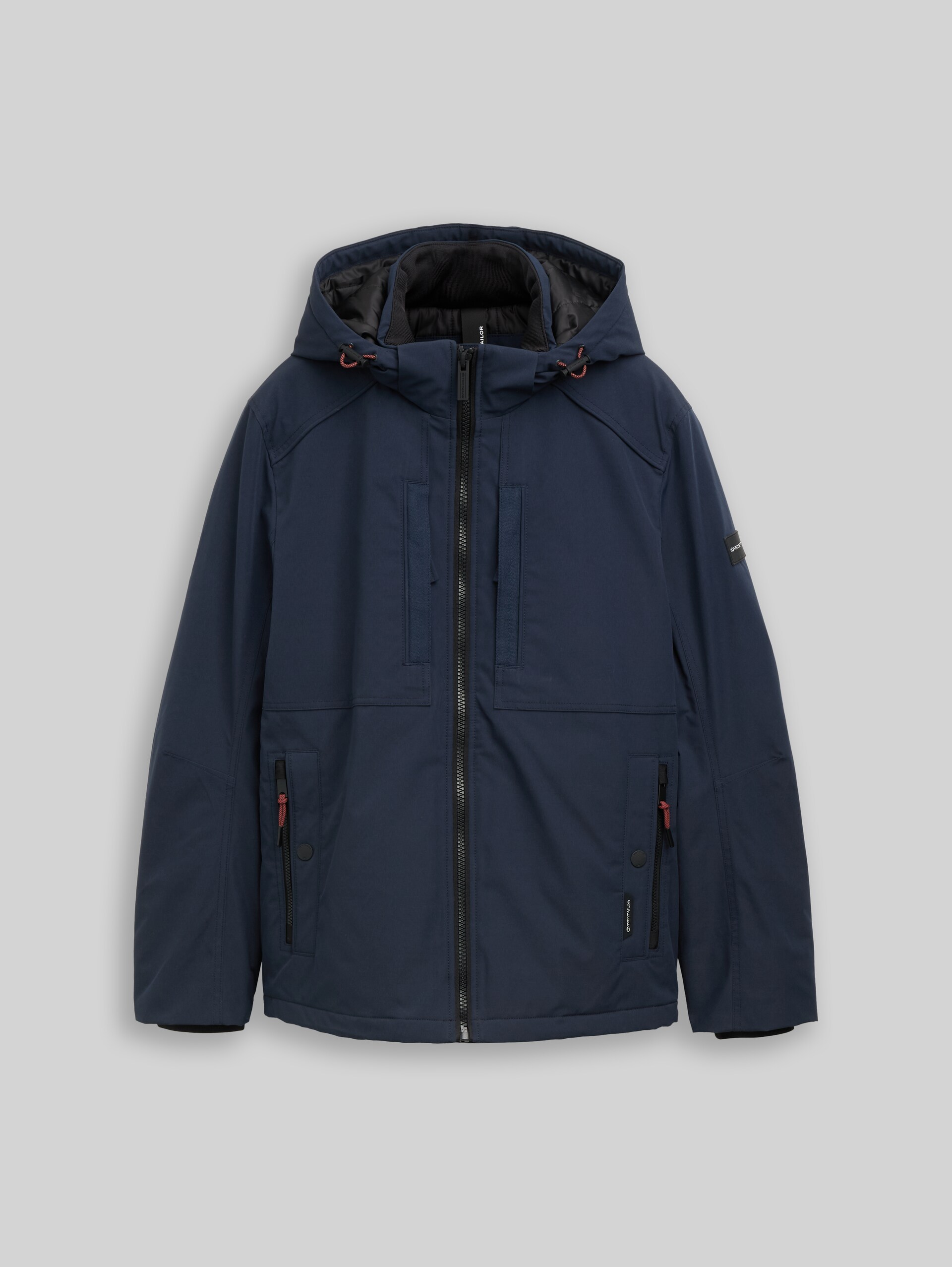 Functionele jas met afneembare capuchon - sky captain blue - Product vooraanzicht
