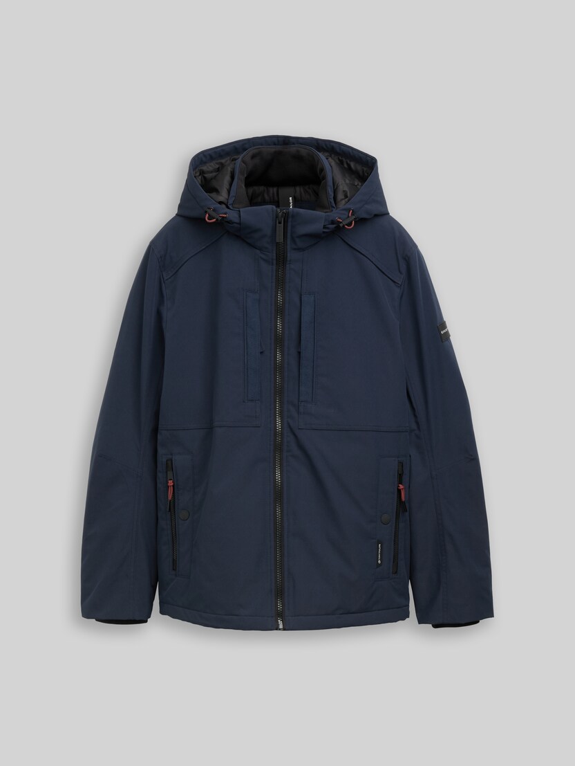 Funktionsjacke mit abnehmbarer Kapuze von Men, sky captain blue
