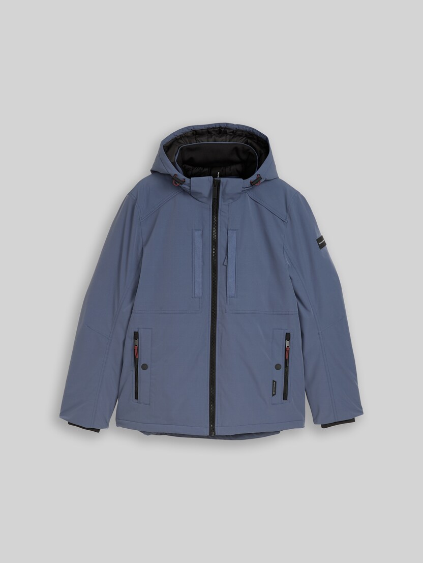 Funktionsjacke mit abnehmbarer Kapuze von Men, Vintage Indigo Blue