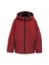 Ausgewählt, Funktionsjacke mit abnehmbarer Kapuze von Tom Tailor, rot