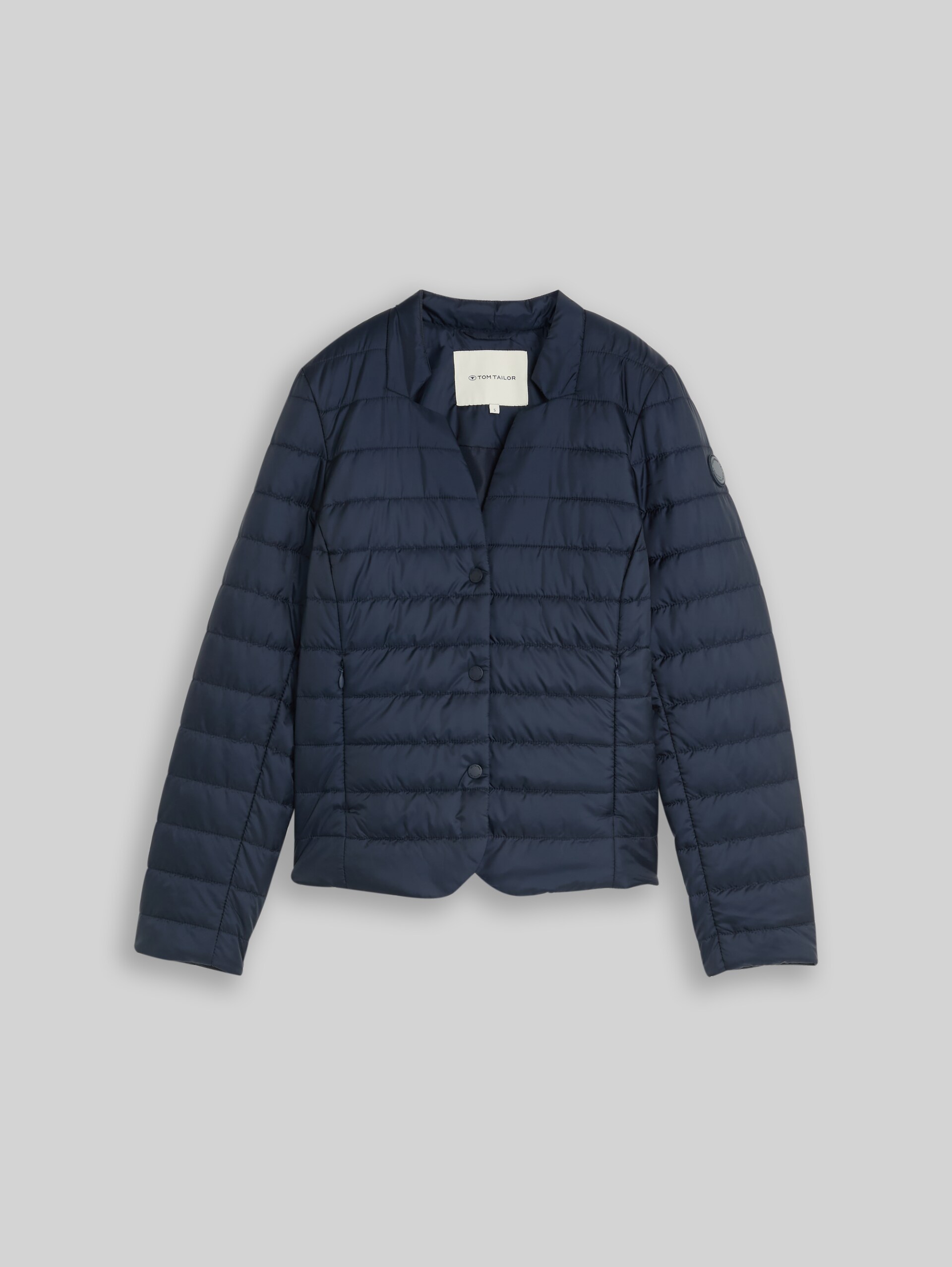 Lightweight Steppjacke mit Knopfleiste - sky captain blue - Vorder-Produkt-Ansicht