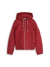 Ausgewählt, Lightweight Steppjacke mit Kapuze von Tom Tailor, rot