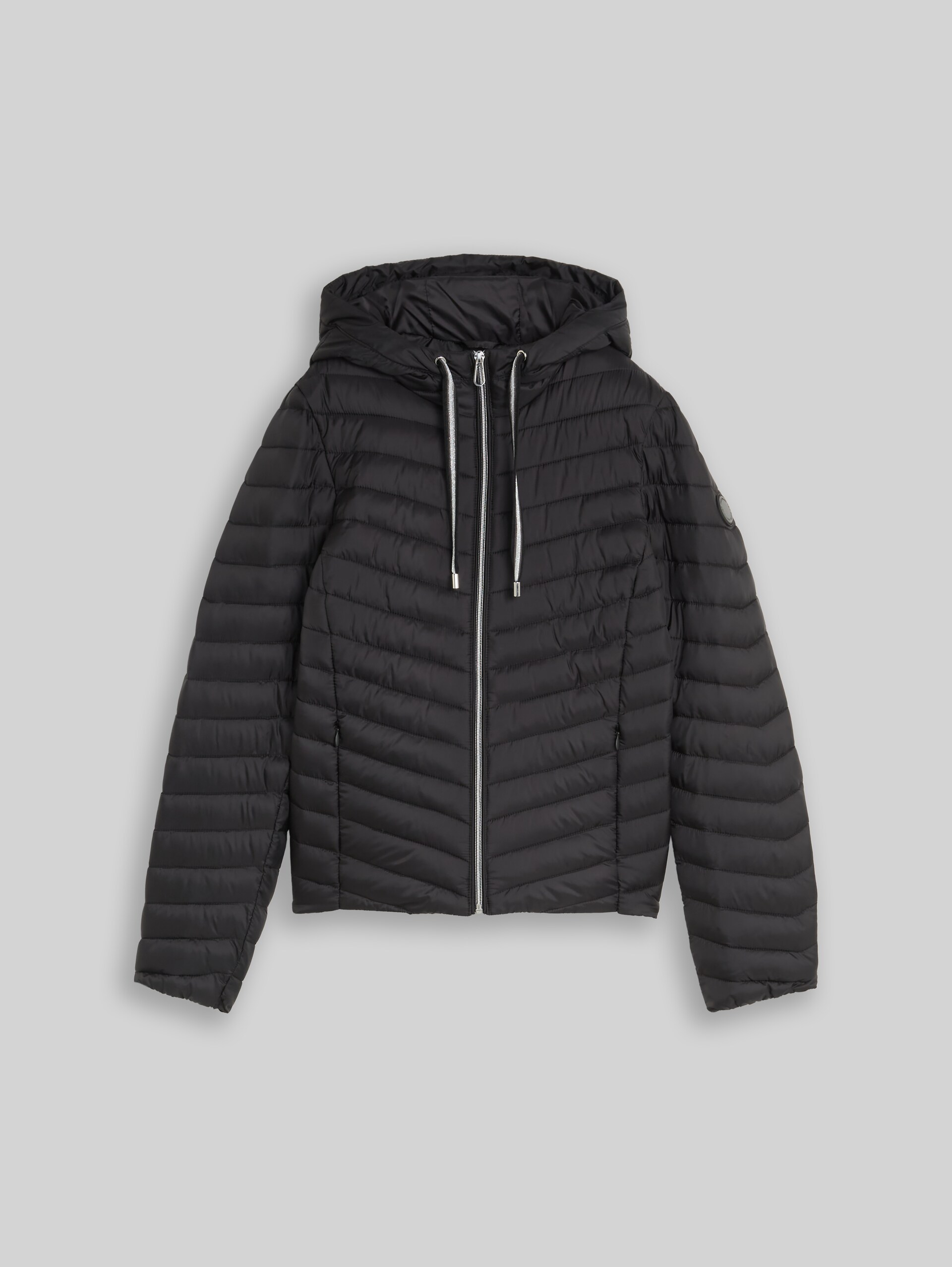 Lightweight Steppjacke mit Kapuze - deep black - Vorder-Produkt-Ansicht