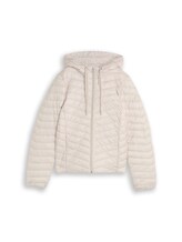 Nicht ausgewählt, Lightweight Steppjacke mit Kapuze von Tom Tailor, weiß